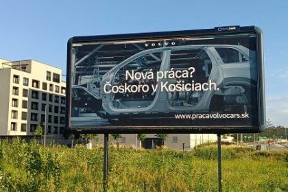 Nova praca Coskoro v Kosiciach laka Volvo
