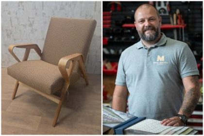 Repasuje kresla z cias socializmu Robim radost ludom