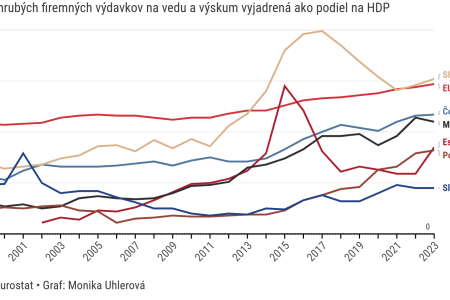 Graf roka Moniky Uhlerovej Malo investujeme do vyskumu nizke platy