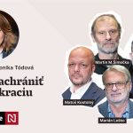 Lesko Simecka Tabery Kostolny Ako zachranit demokraciu 28 4 2026 v Bratislave