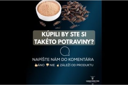 Danko oslavuje famy o hmyze v jedle sa dostali do noveho zakona