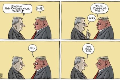 Zdvihnuty prst Salamuna slovenskej politiky