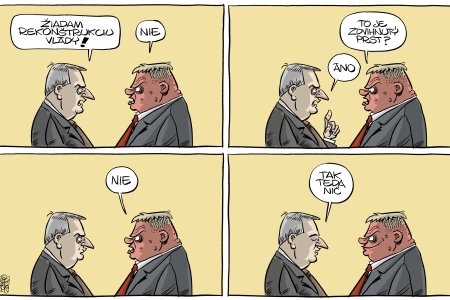 Zdvihnuty prst Salamuna slovenskej politiky