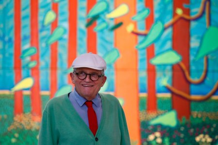 Tuzil po tom aby ludia mali radost z jeho obrazov David Hockney vzdy videl tu krajsiu stranku sveta