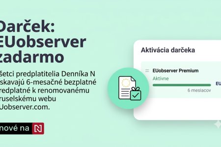 Darcek pre predplatitelov Aktivujte si bezplatny pristup k EUobserver com