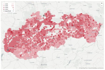 referendova mapa pozrite si vysledky vo vasej obci alebo meste