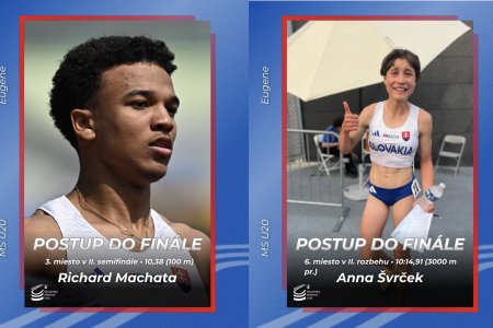 Svrcekova debutovala za Slovensko sprinter Machata senzacne napodobnil Volka Obaja su vo finale juniorskych MS