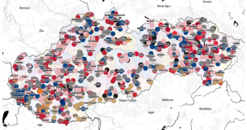 Kto z vašej obce či mesta kandiduje na župného poslanca? (Mapa kandidátov)