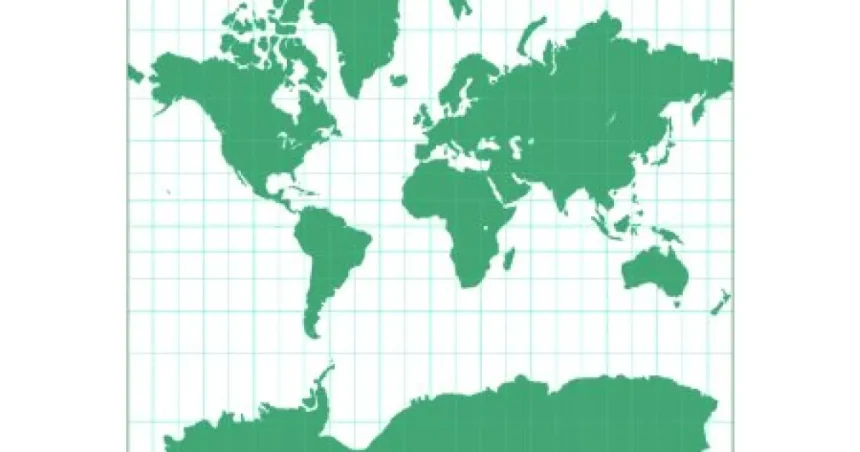 Žiadna mapa sveta nie je úplne správna. Ani Mercatorova, ani tá vaša