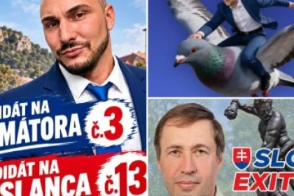 Bizarné voľby: fitnesák, Slovexit, Holub, antiliberál a kurz 1:88