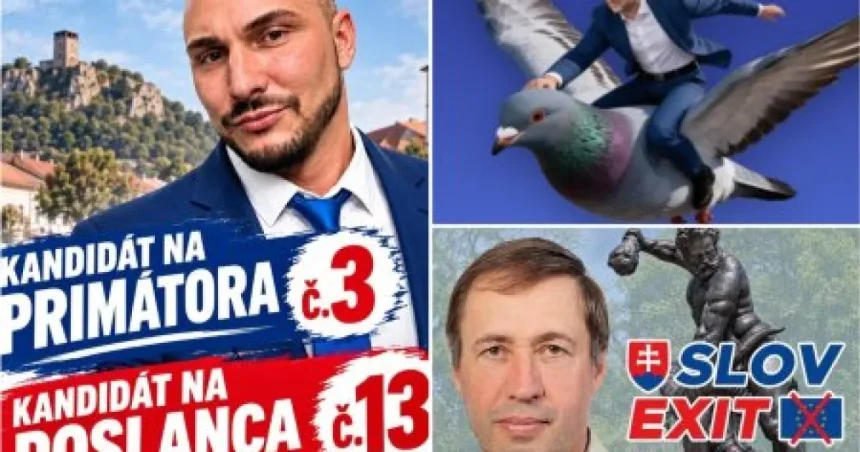 Bizarné voľby: fitnesák, Slovexit, Holub, antiliberál a kurz 1:88