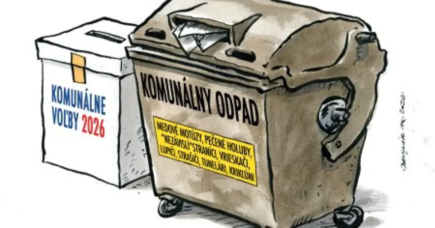 Danglár: Separovaný zber ako téma novej karikatúry