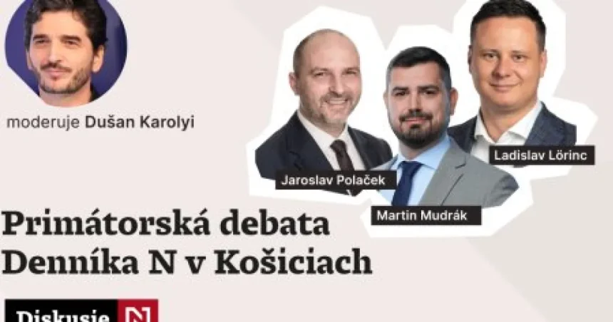 Kandidáti na primátora Košíc sa stretli v diskusii