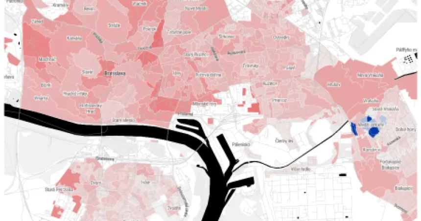 Mapa Bratislavy: pozrite si, kde vo voľbách dominovali Vallo a Ráž