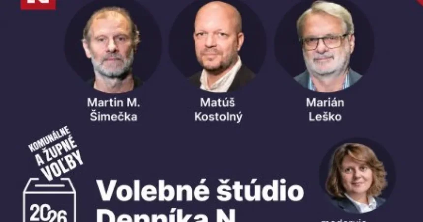 Sledujte volebné štúdio naživo: Tódová, Kostolný, Šimečka, Leško aj politickí analytici