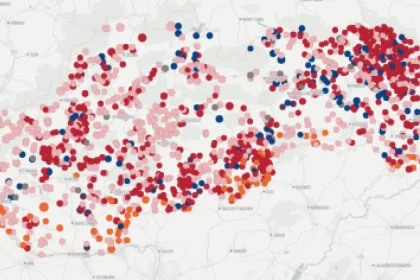 Voľby priniesli výsledky: stovky obcí už poznajú svojho starostu (mapa)