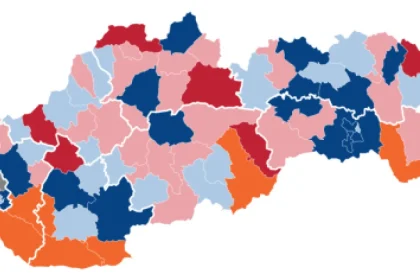 Župné zastupiteľstvá podľa strán a koalícií